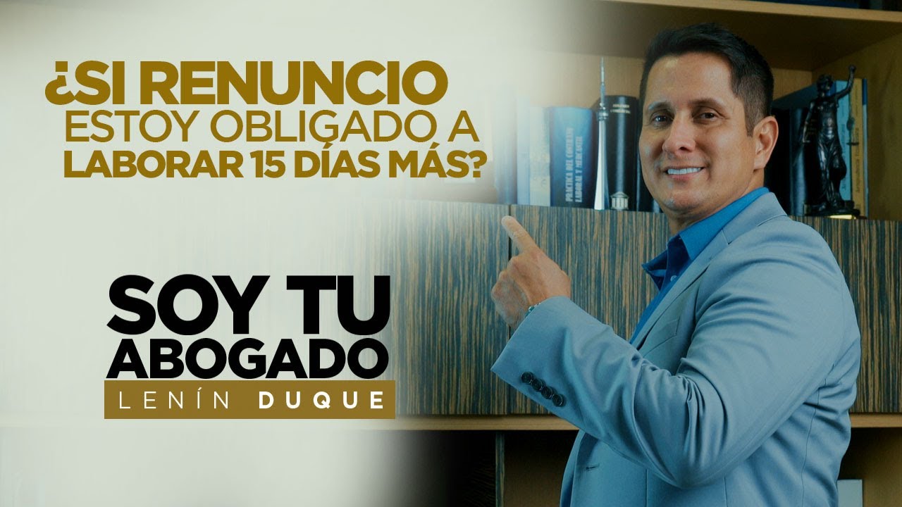 carta de renuncia voluntaria 15 días