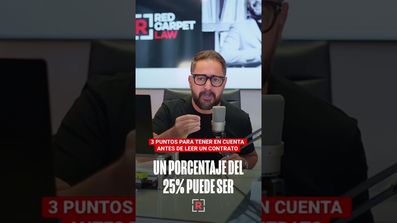 como se llaman a los puntos de un contrato