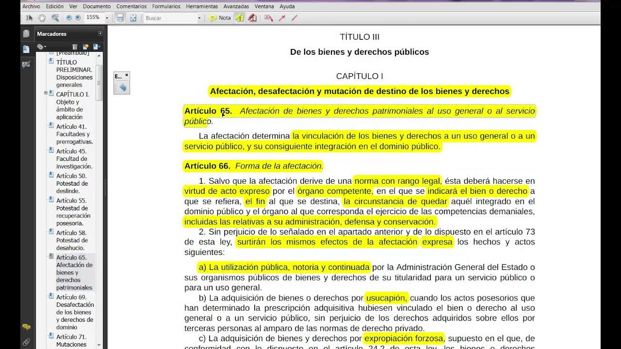 ley patrimonio de las administraciones publicas