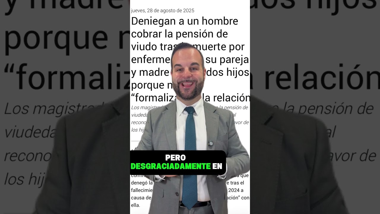 pensión viudedad sin estar casados ni pareja de hecho