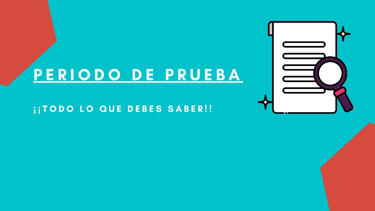 periodo de prueba estatuto de los trabajadores