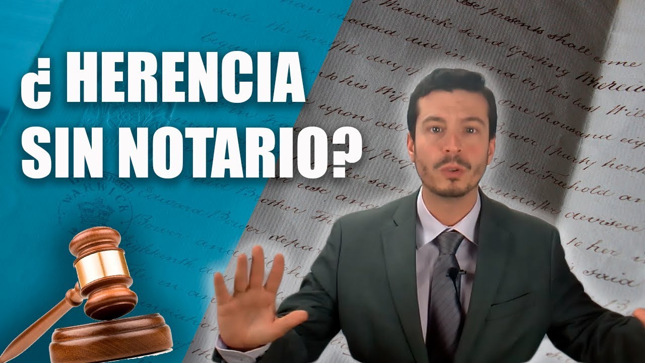 se puede aceptar una herencia sin ir al notario