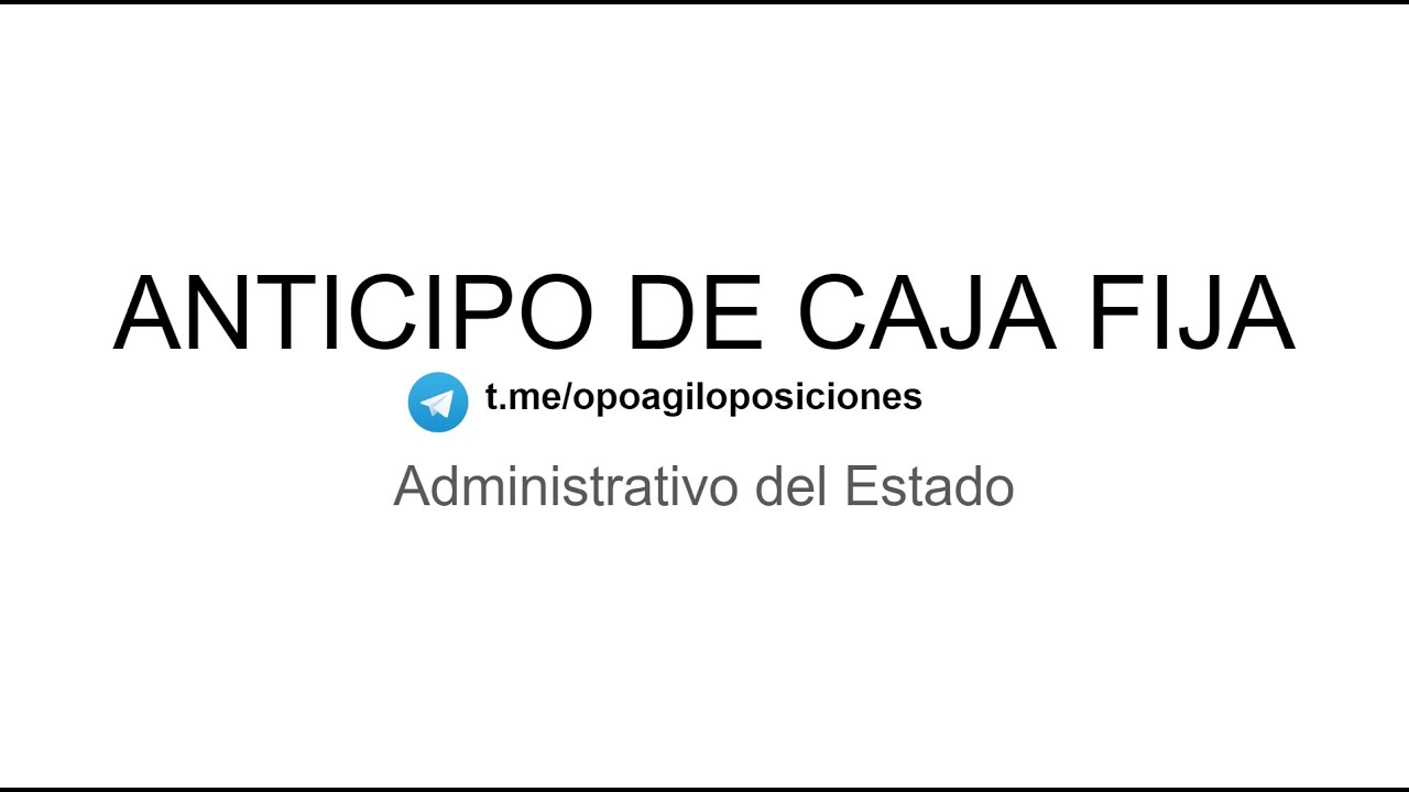anticipos de caja fija 300000 euros organismo autonomo