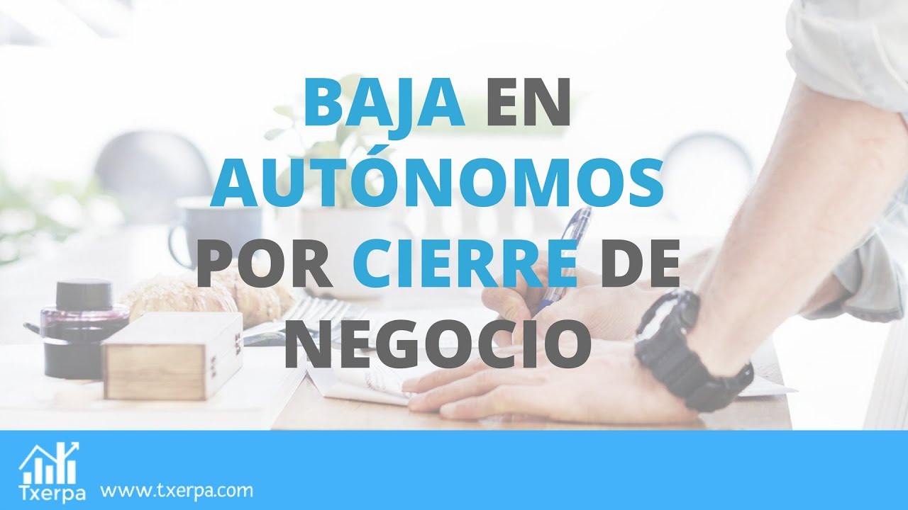 baja de autónomos por cese de actividad