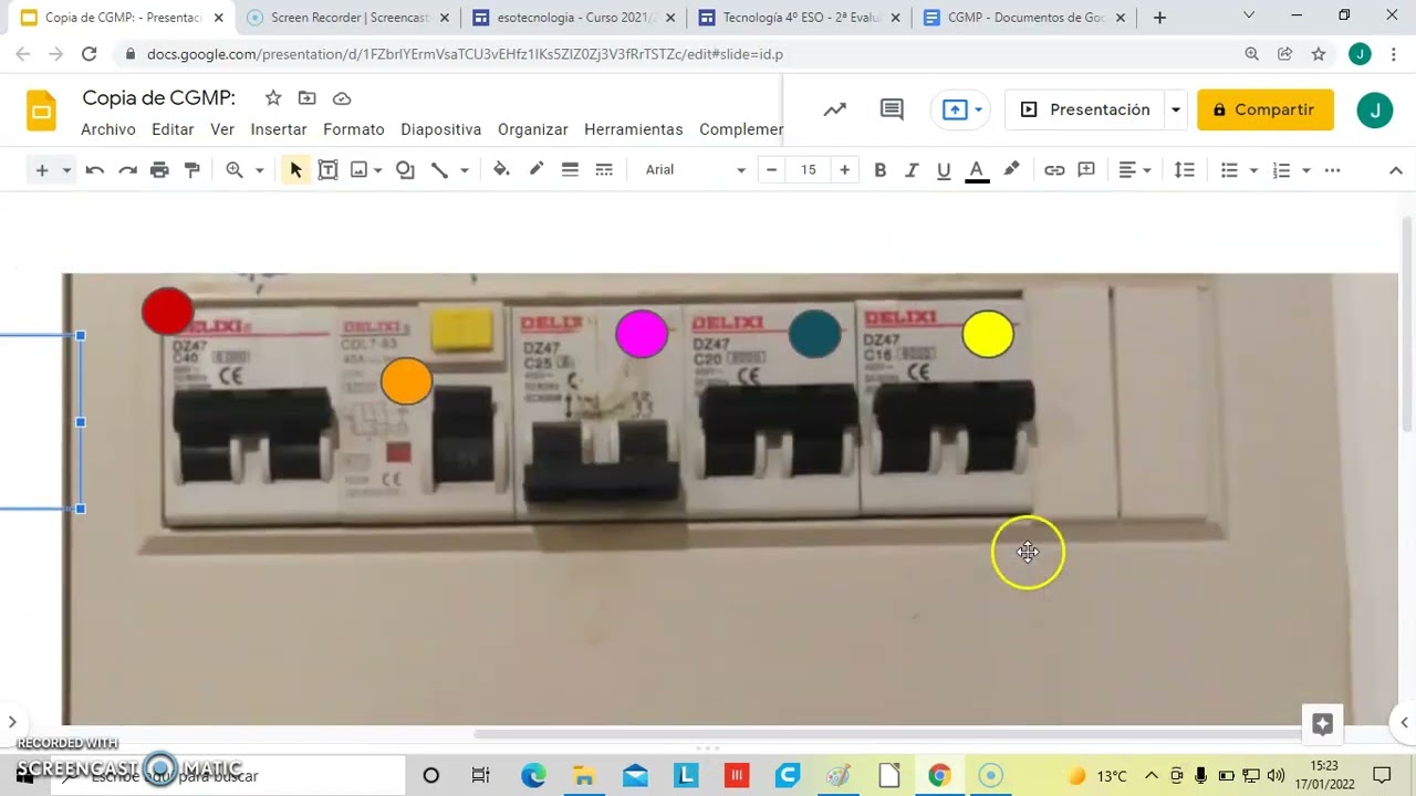 cuadro general de mando y proteccion