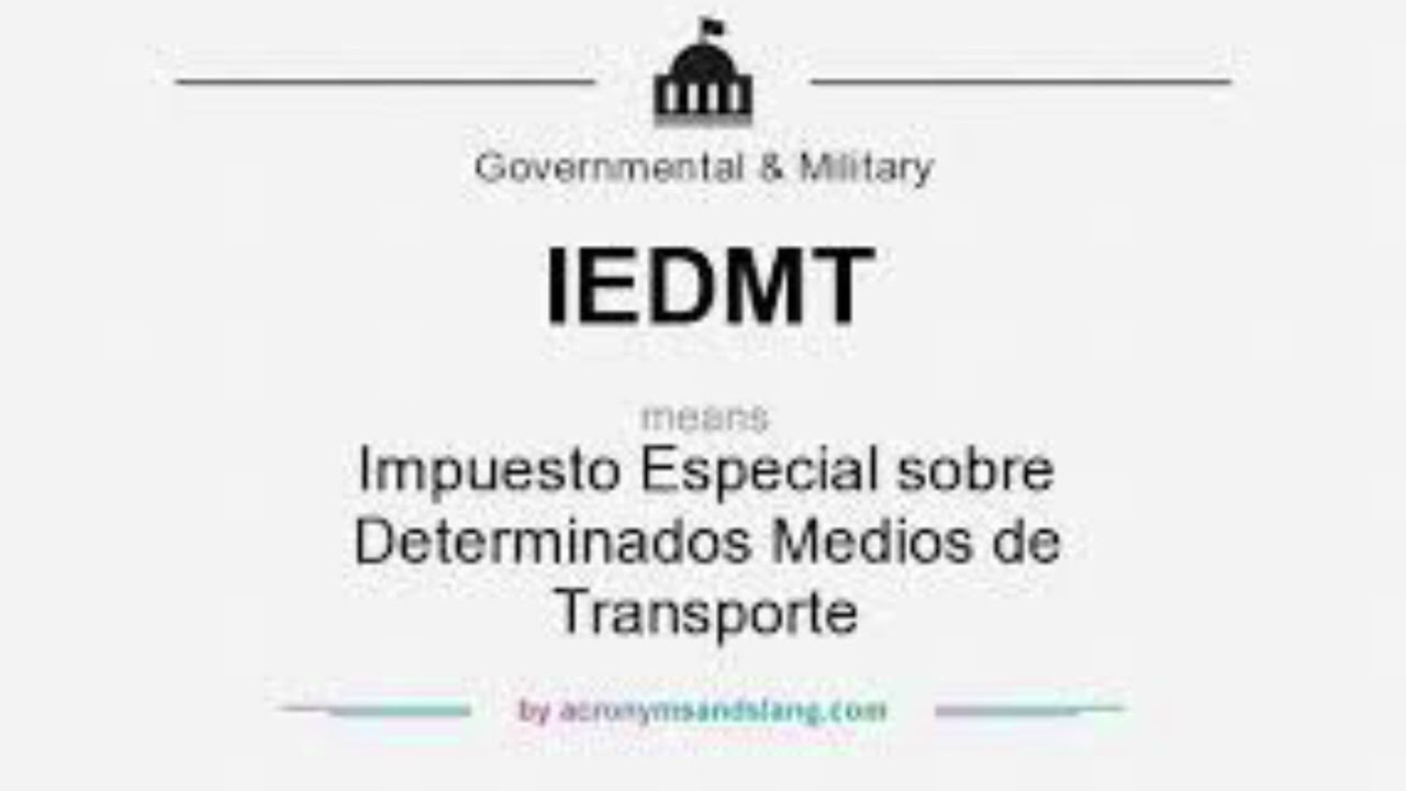 impuesto especial sobre determinados medios de transporte