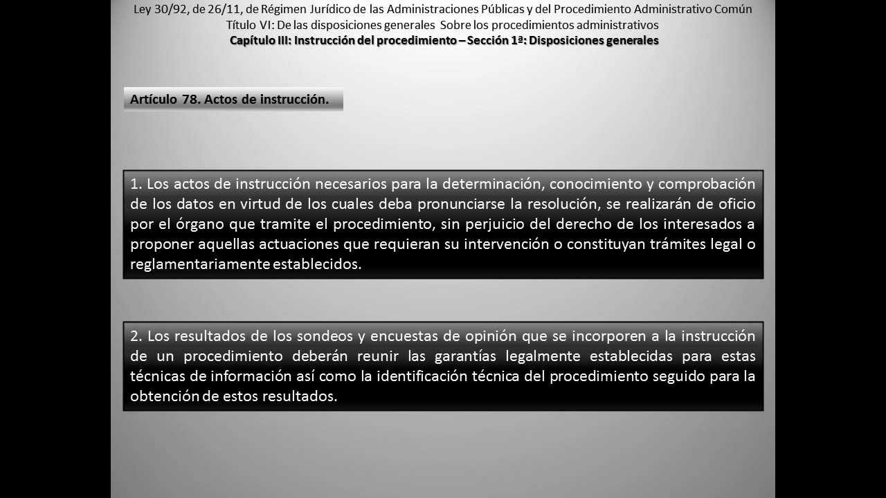 ley 30 1992 de 26 de noviembre