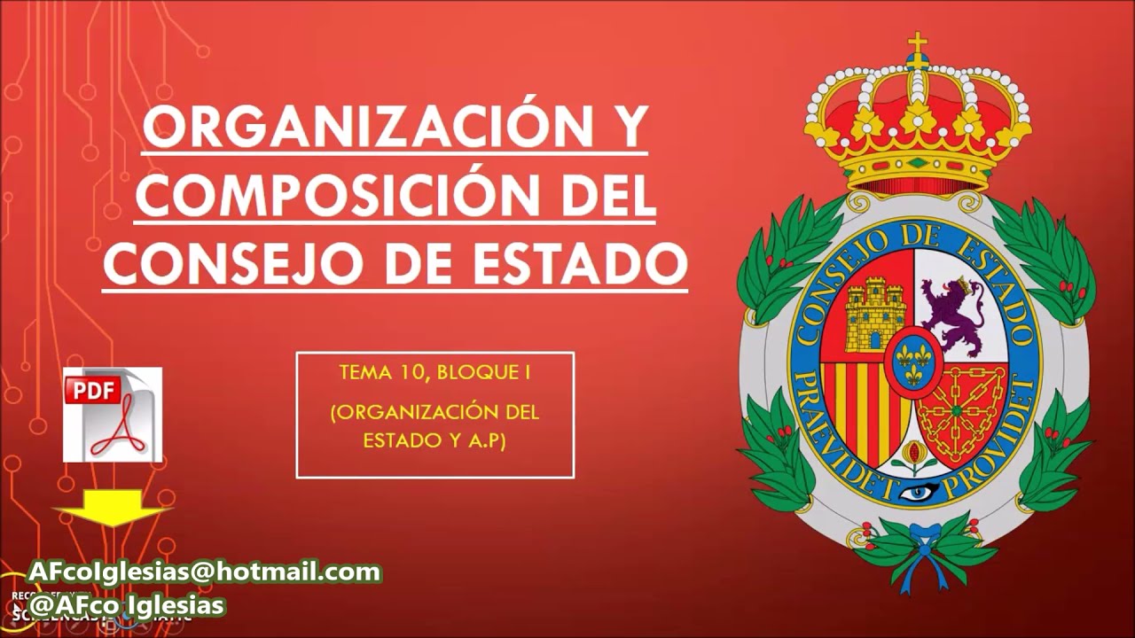 ley organica del consejo de estado