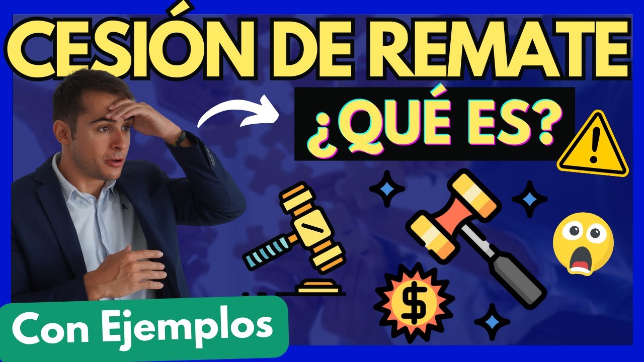 que es una cesion de remate