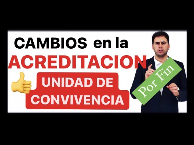 que es una unidad de convivencia