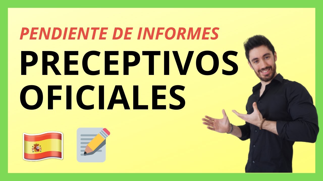 que significa pendiente recepción de informes preceptivos oficiales