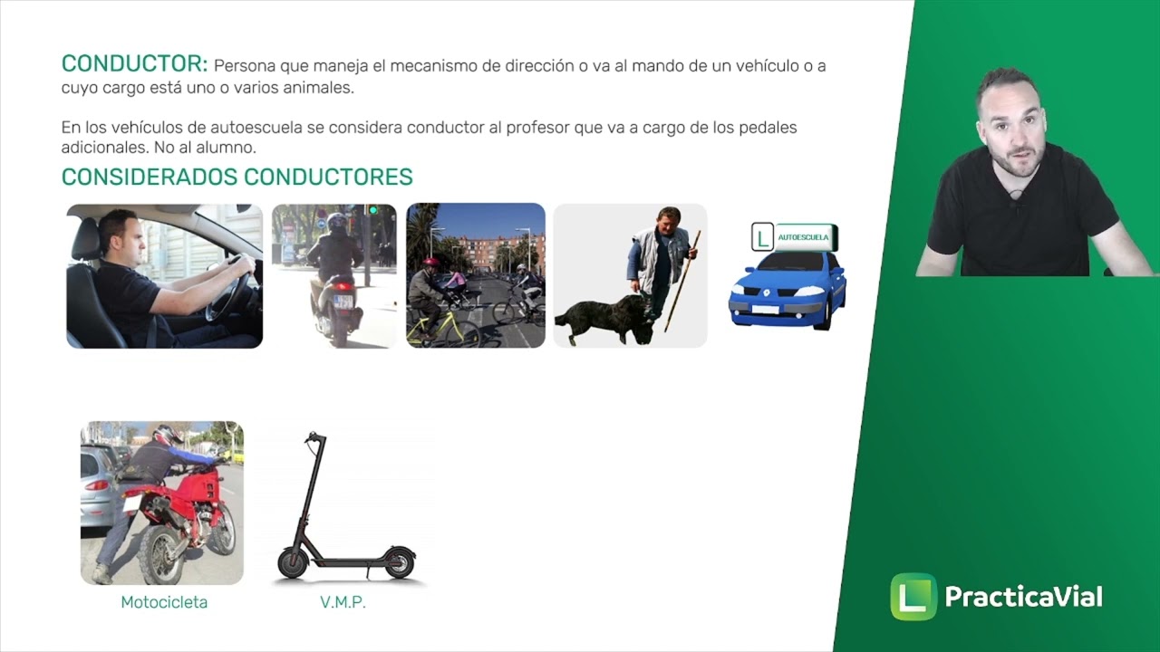 se considera conductor a la persona...