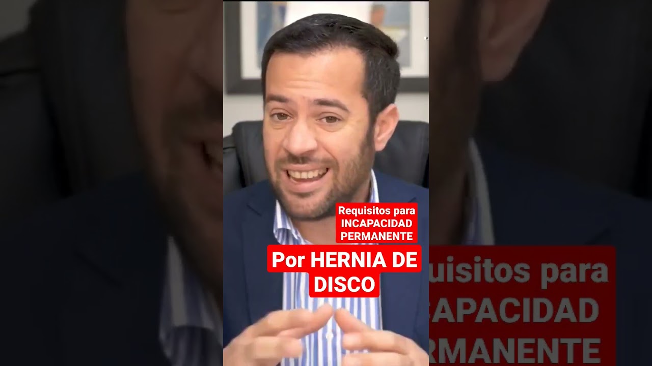 tribunal medico incapacidad por hernia discal