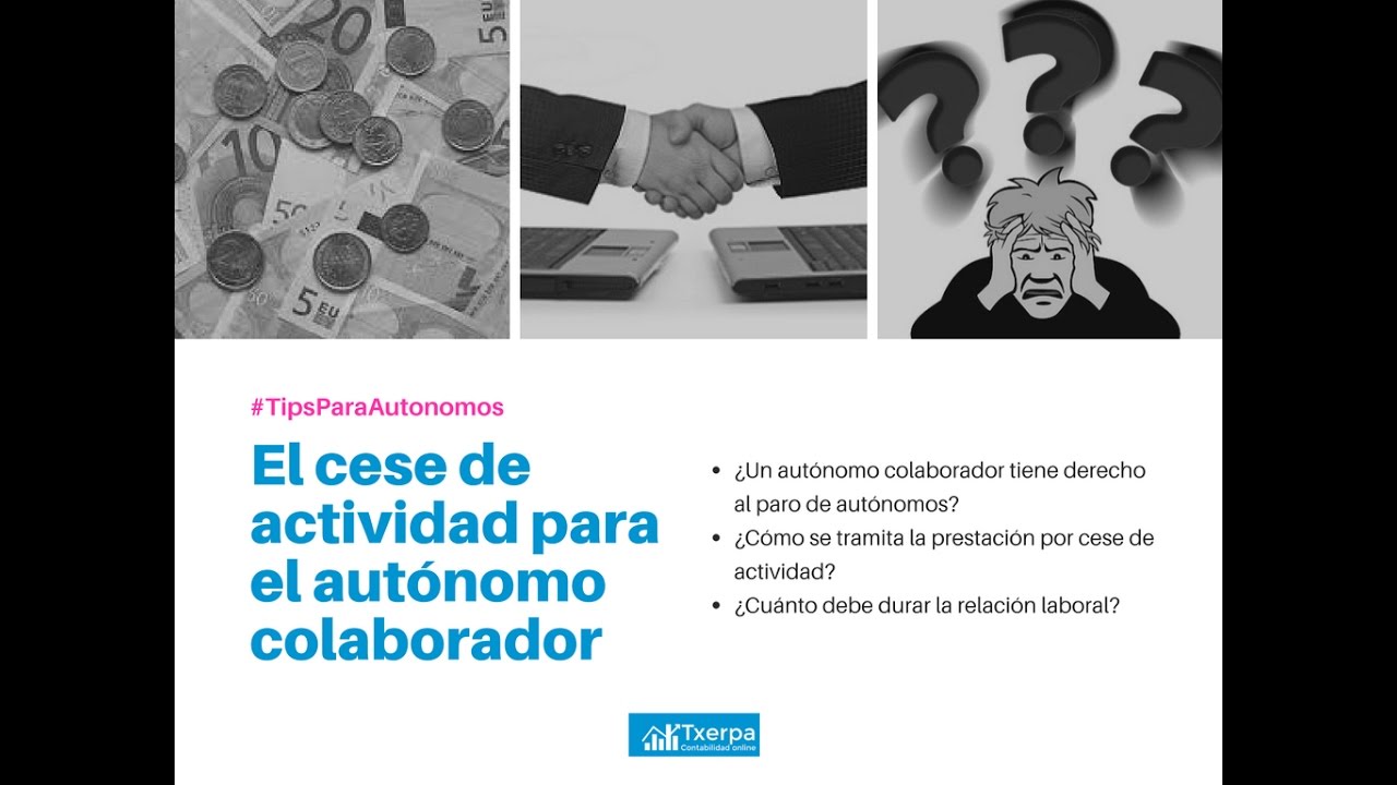 autónomo colaborador tiene derecho a paro