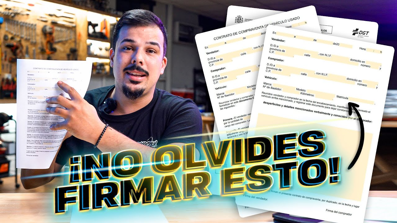 contrato de compraventa de un vehículo