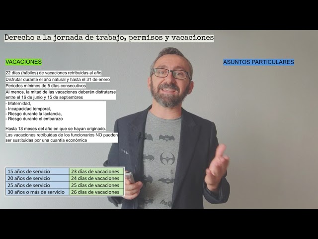 días adicionales de vacaciones por antigüedad de los funcionarios