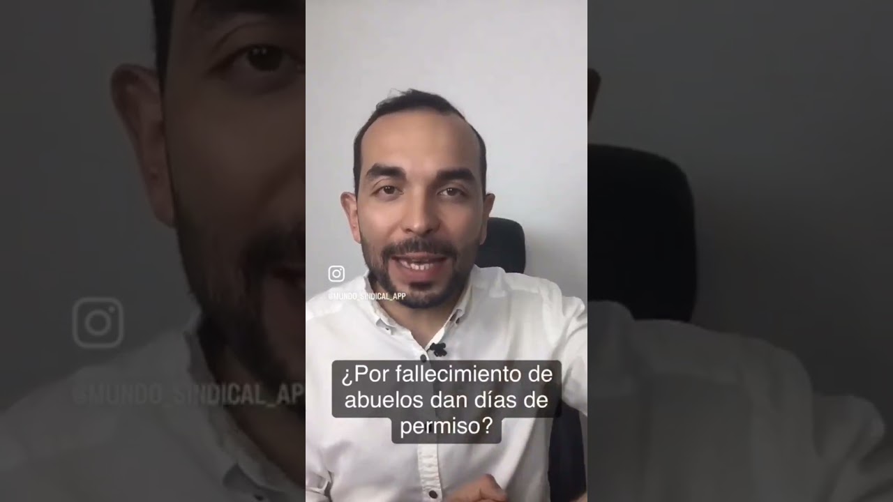 días por fallecimiento abuelo de mi mujer