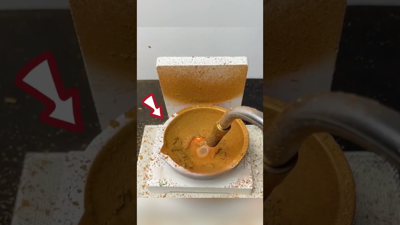 el oro pinta en la pared