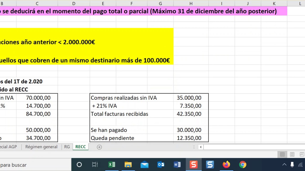 empresa exenta iva donde se comunica ingresos criterio caja