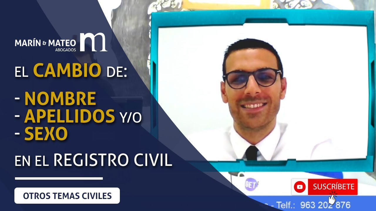 cambio de apellido en el registro civil