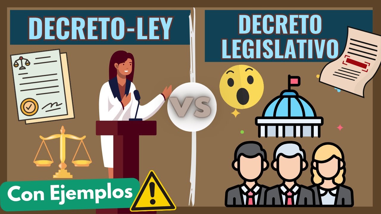 diferencia entre real decreto y decreto ley