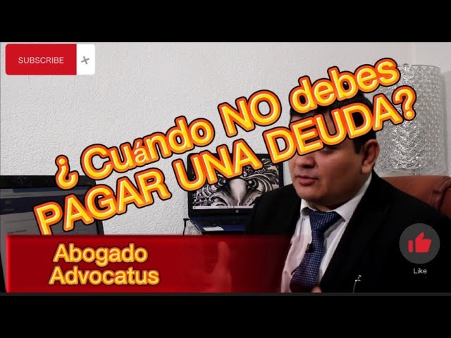 me pueden obligar a pagar una deuda