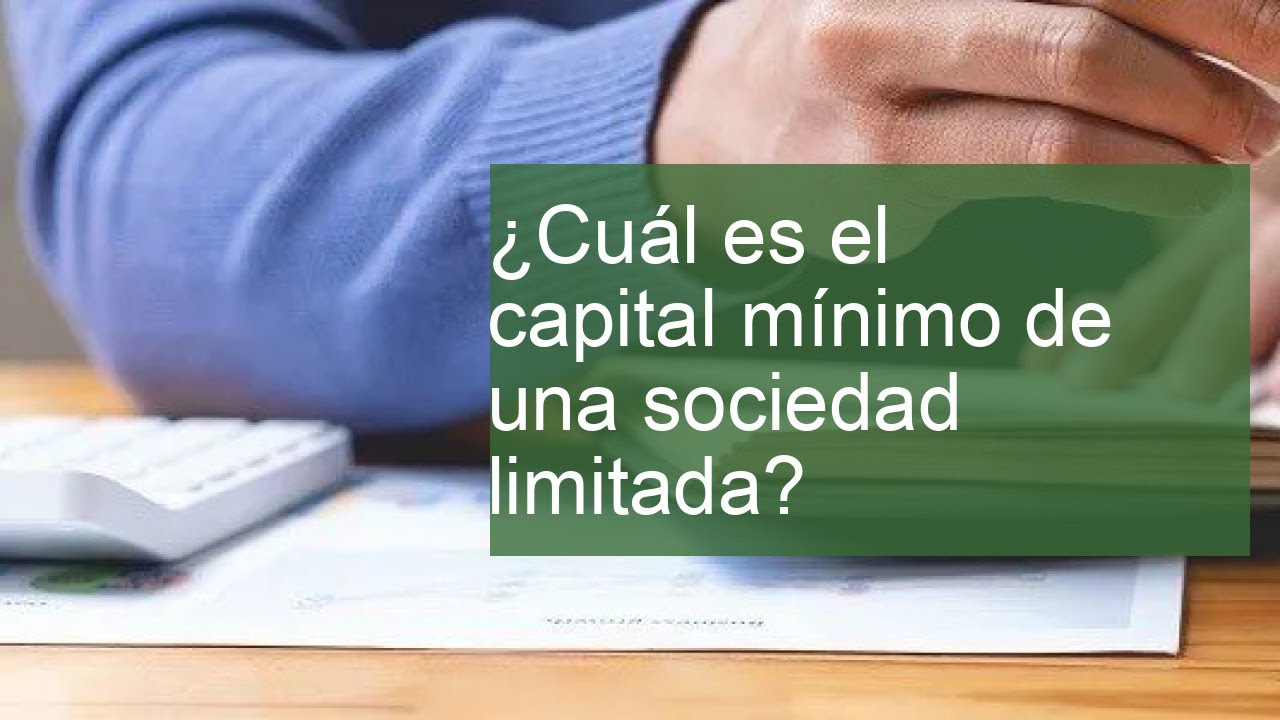 capital mínimo sociedad limitada 1 euro
