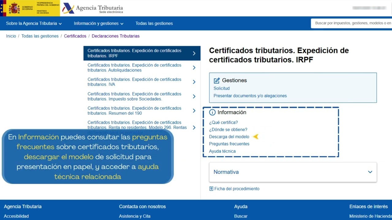 carta certificada agencia tributaria que puede ser