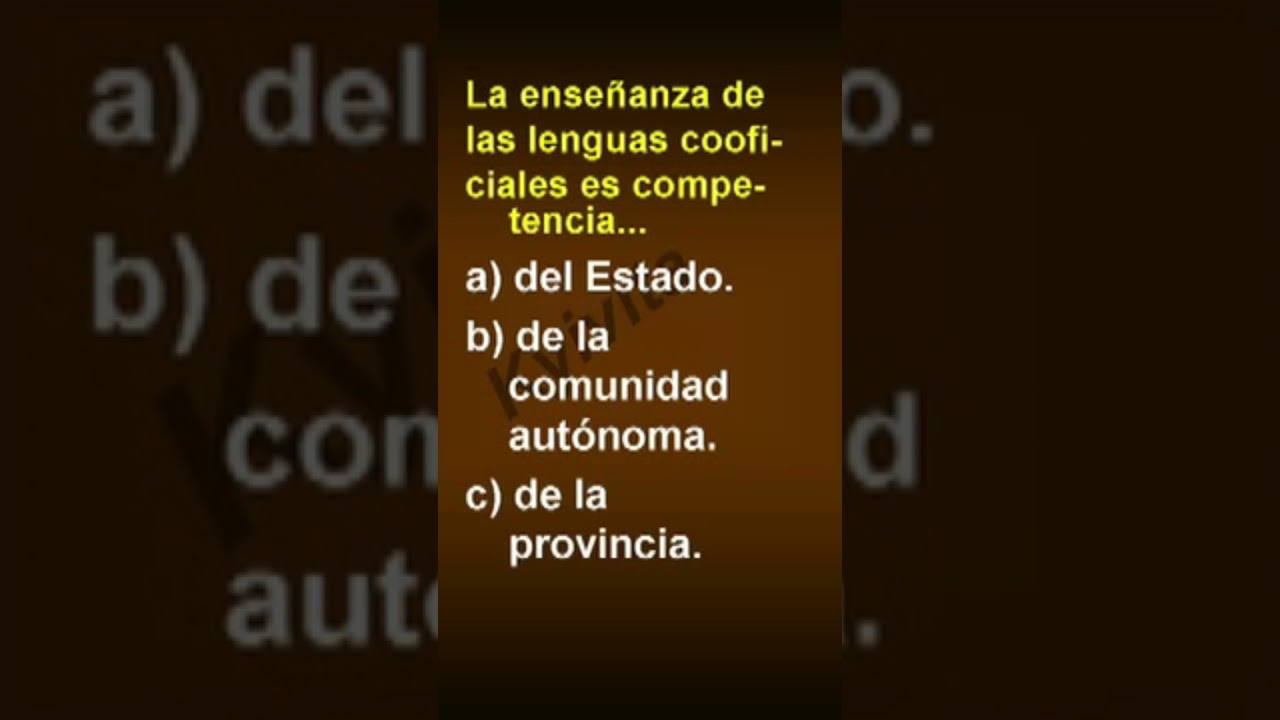 la enseñanza de las lenguas cooficiales es competencia