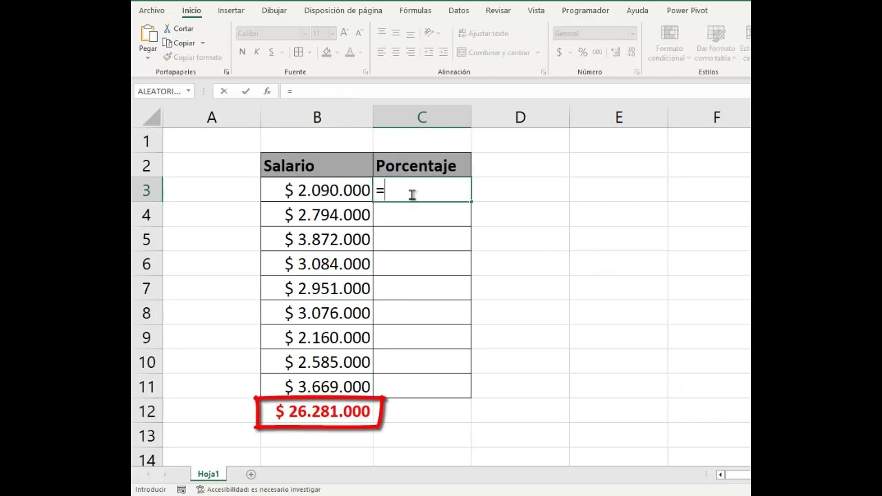 porcentaje exacto de participación o titularidad