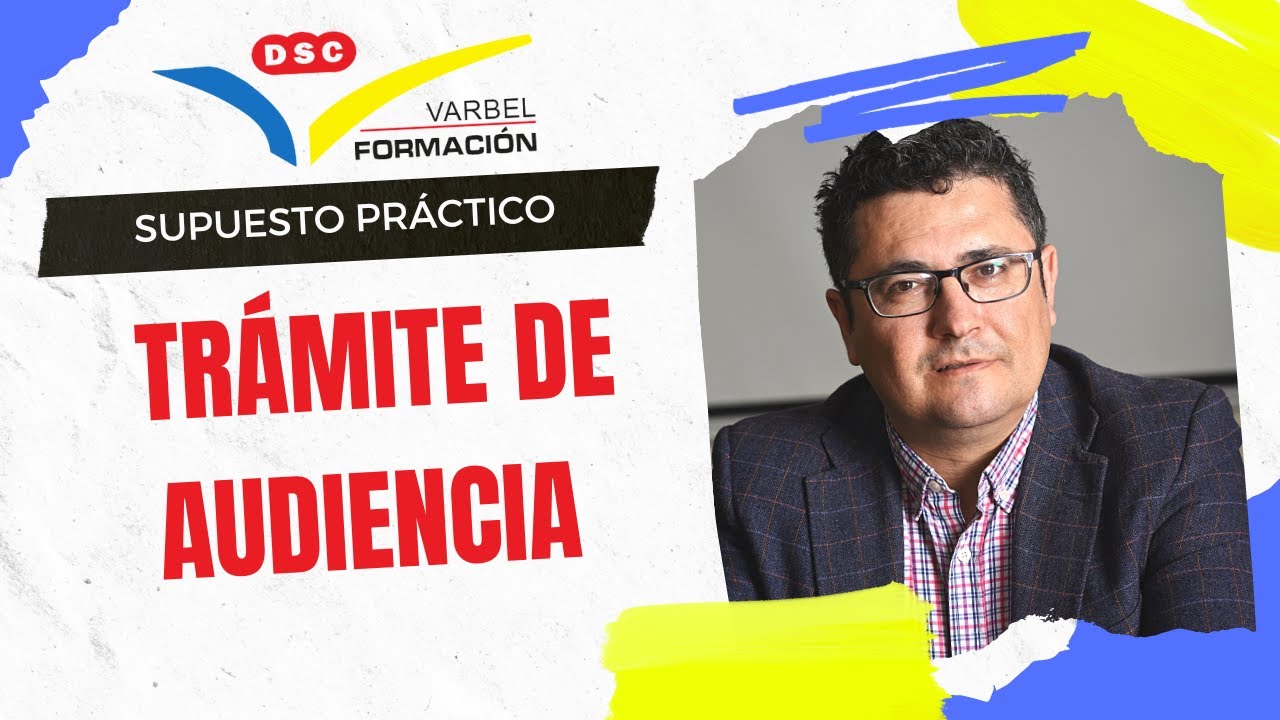 que es un tramite de audiencia