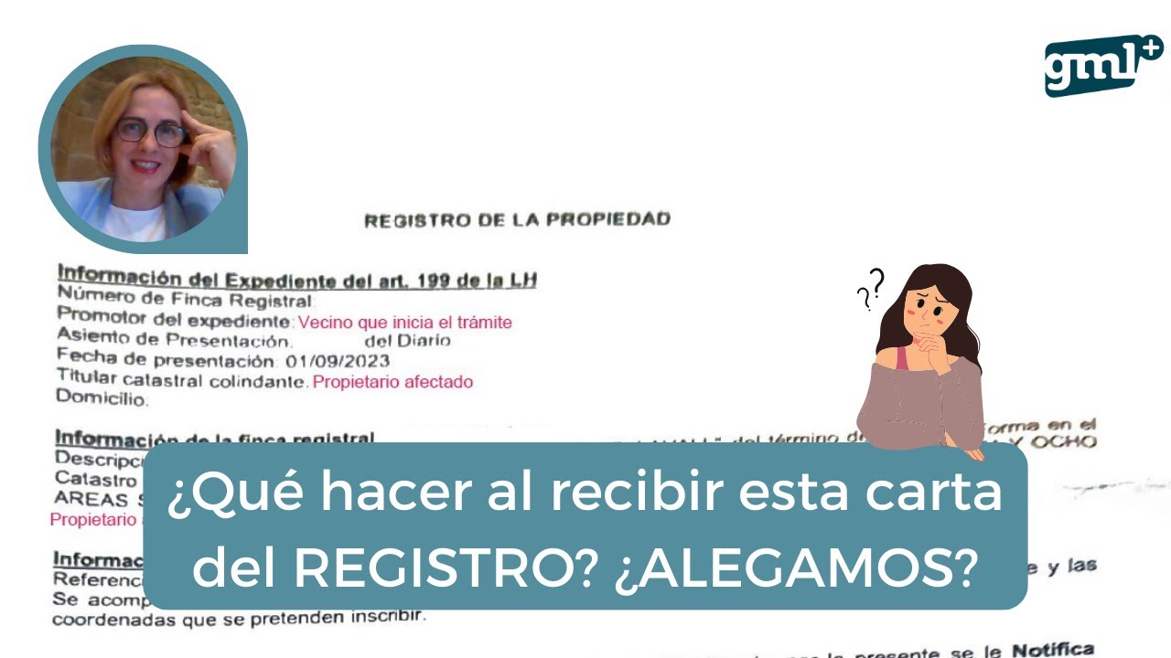 registro de la propiedad notificación a colindantes