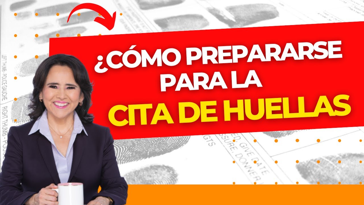 requisitos para la toma de huellas