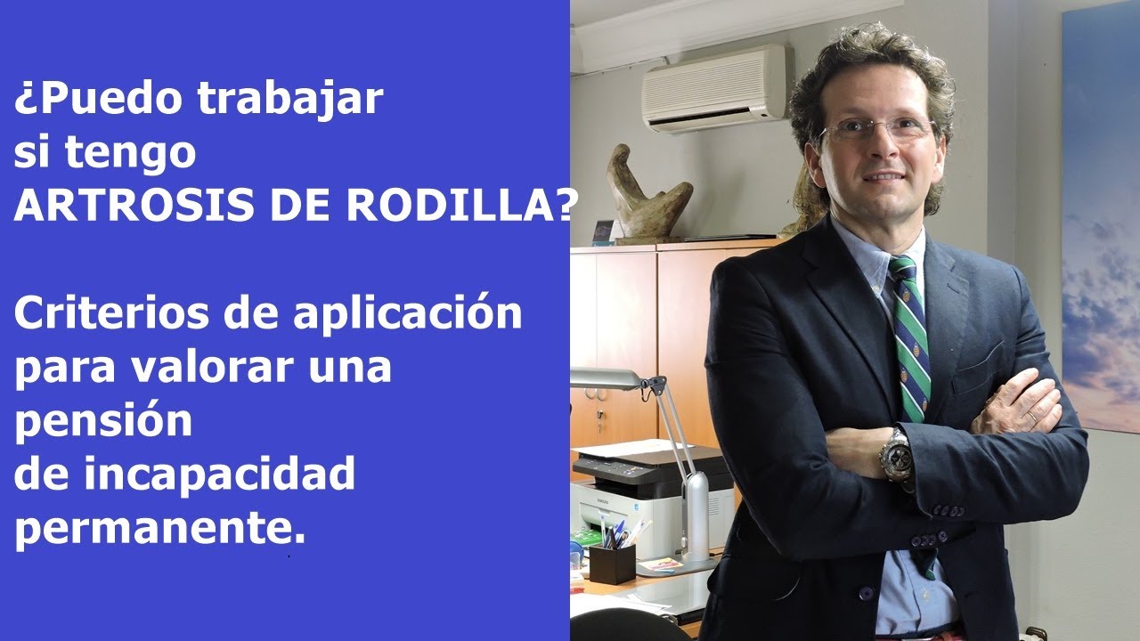 se puede trabajar con artrosis de rodilla