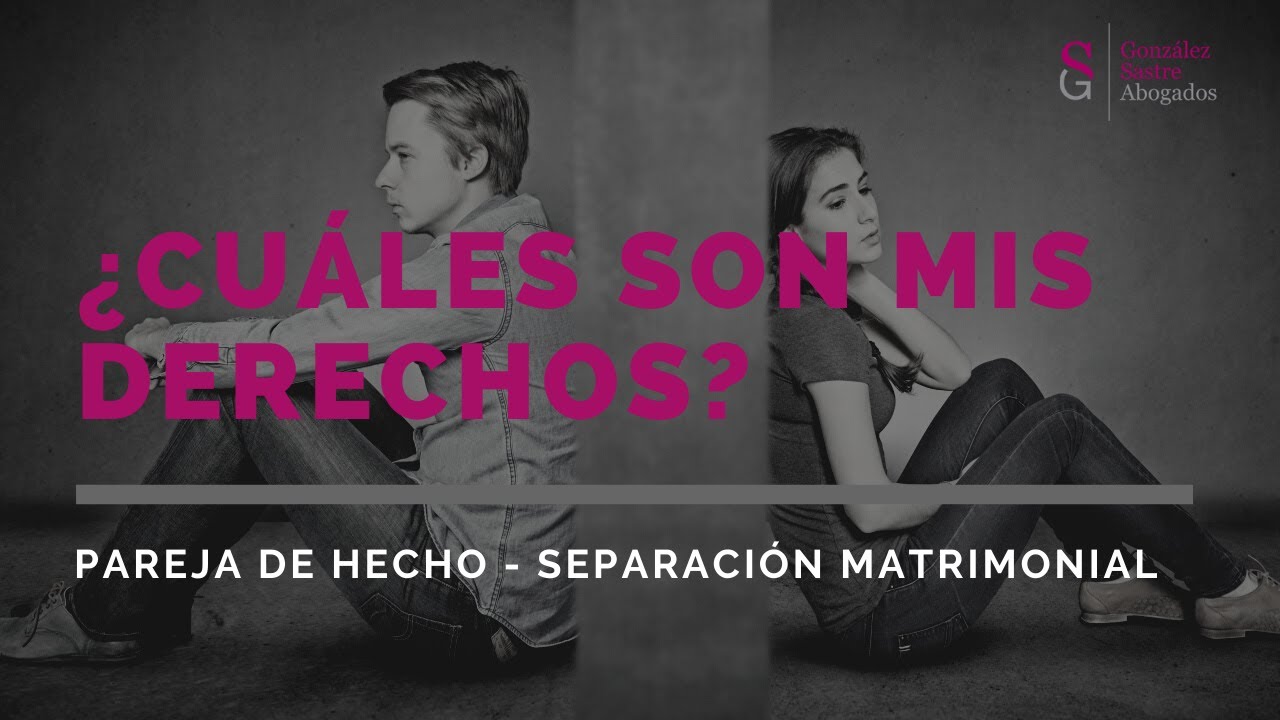 separación pareja de hecho con hijos