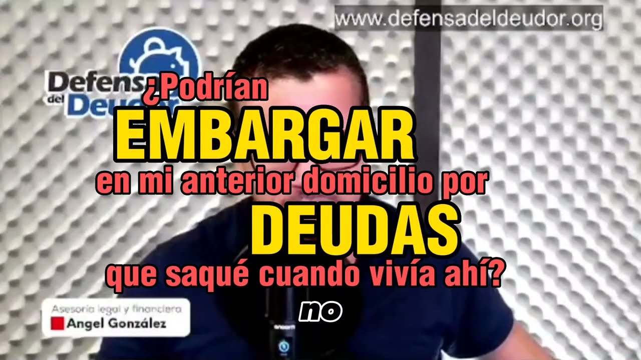 si te embargan la casa pueden vivir en ella