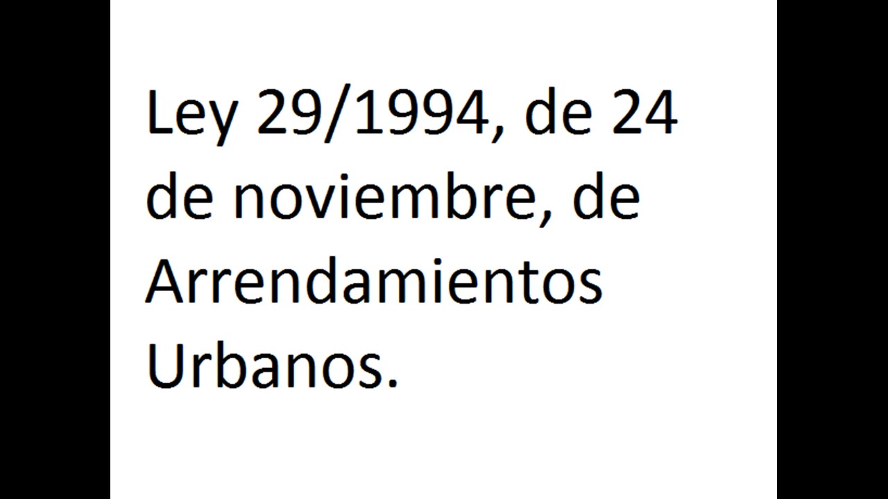 articulo 11 ley de arrendamientos urbanos