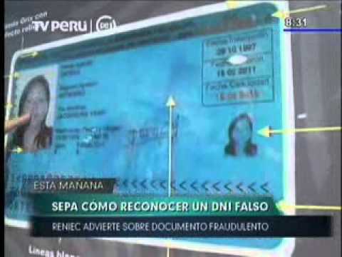 como saber si un dni es falso
