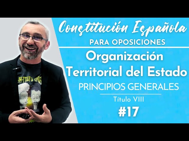 el estado se organiza territorialmente en