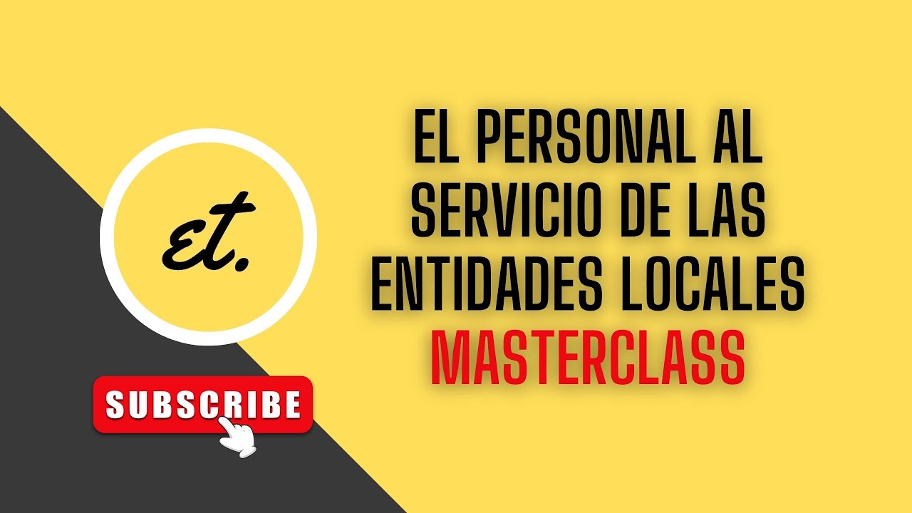el personal al servicio de las entidades locales esquema