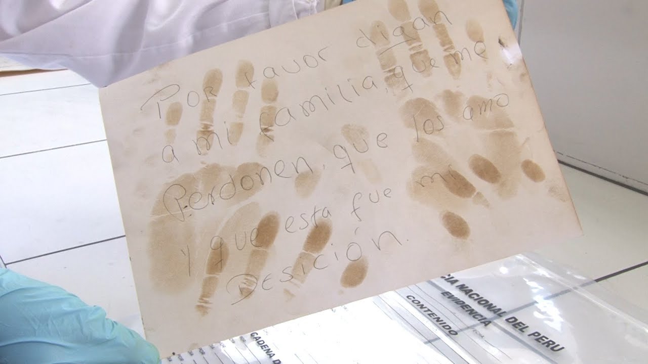 en que casos toma huellas la policía