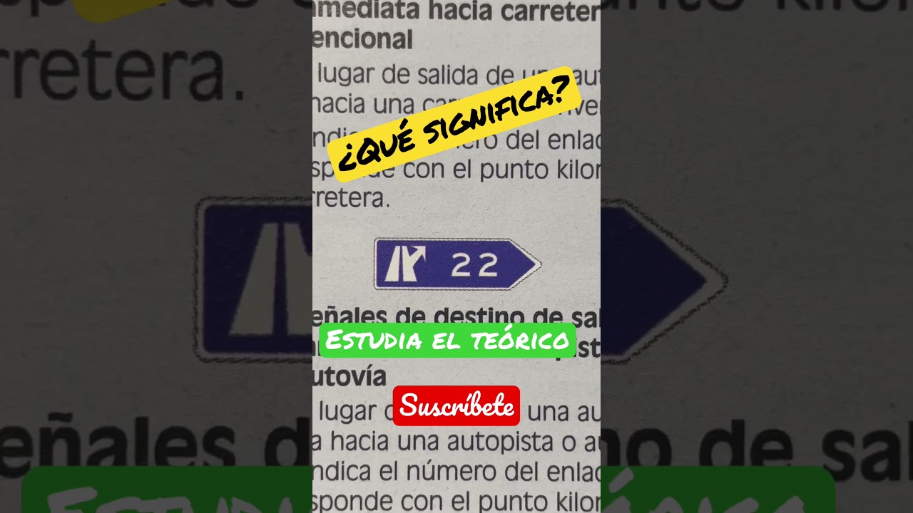 estas señales sobre autopista o autovía indican salida inmediata hacia