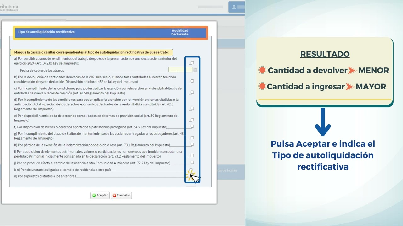 modelo solicitud de rectificación de autoliquidación