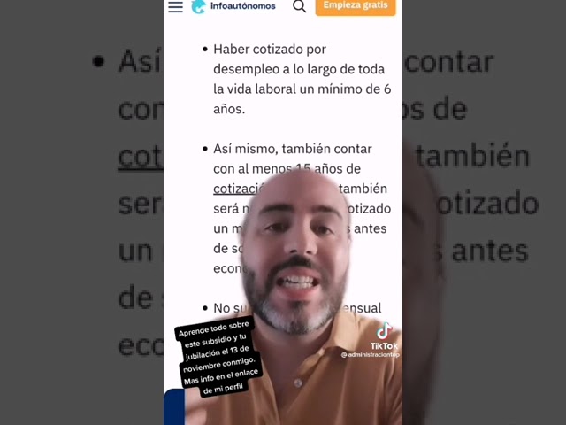 se puede cobrar subsidio y ser autónomo