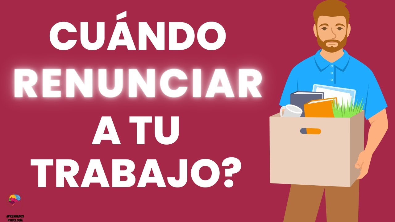 baja voluntaria por mal ambiente laboral