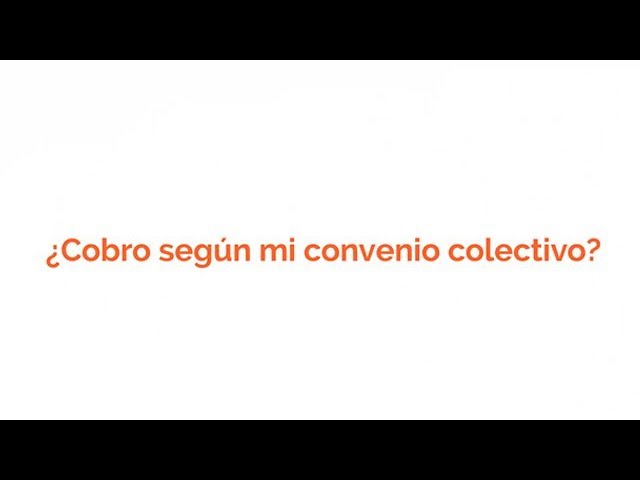 como saber mi salario segun convenio