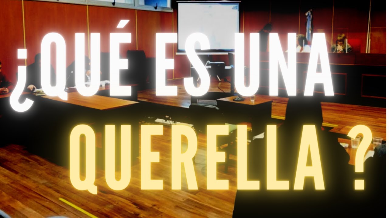 como se notifica una querella al querellado