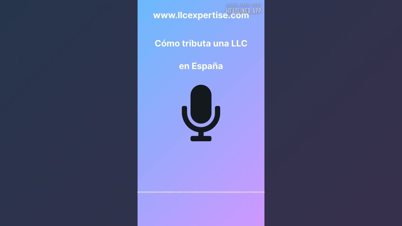 como tributa una llc en españa