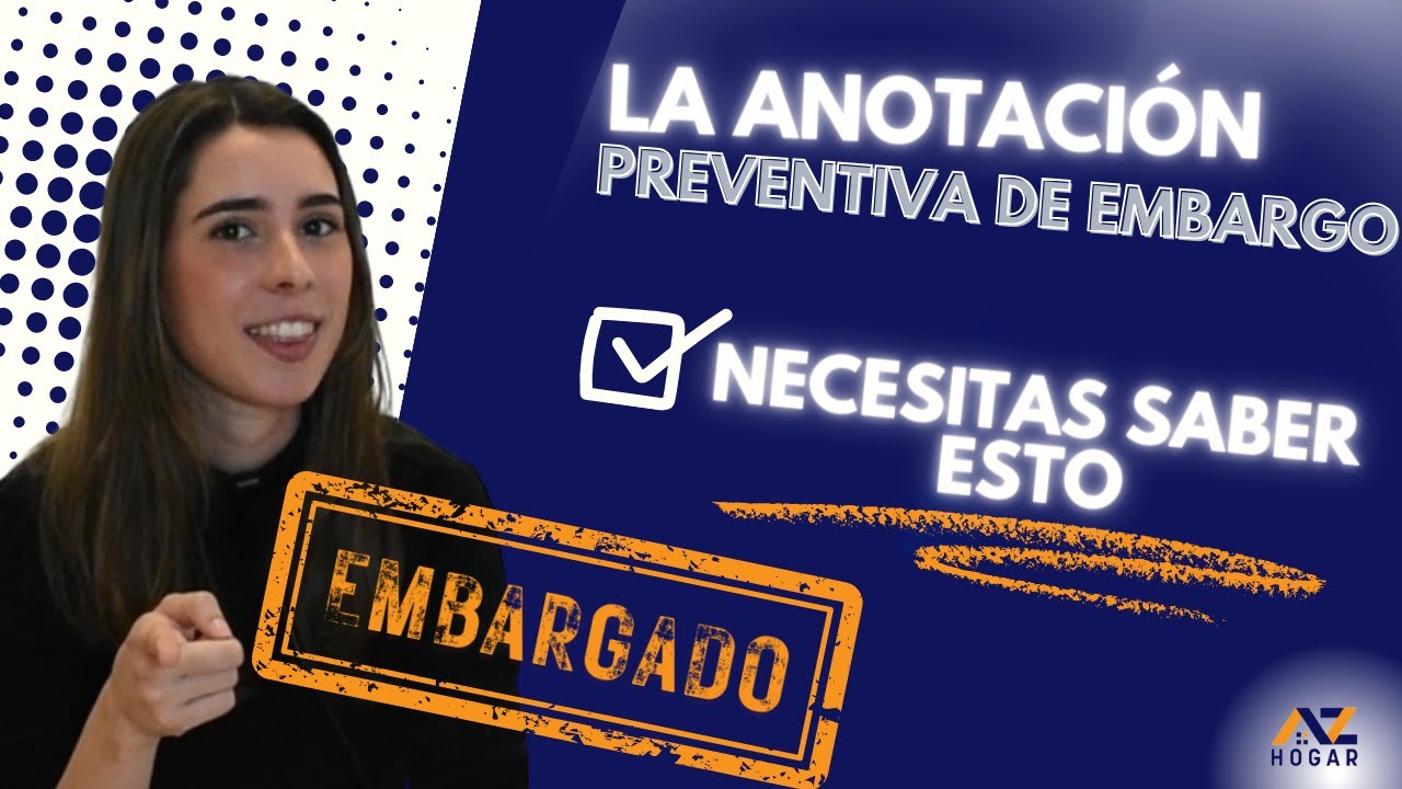 diferencia entre anotación preventiva de embargo y embargo
