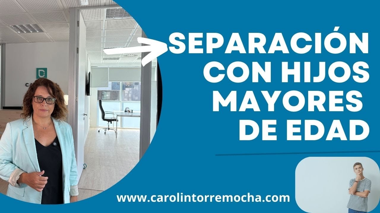 divorcio con hijos mayores de edad